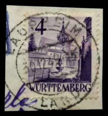 FZ Württemberg 3. Ausgabe Spezialisiert Nr 29yV X7B39B2