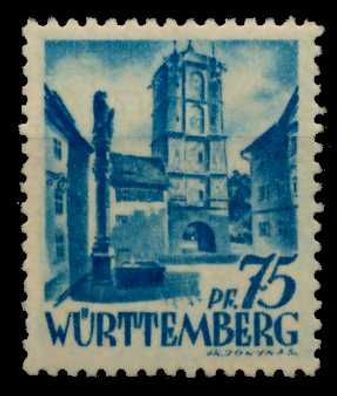 FZ Württemberg 1. Ausgabe Spezialisiert Nr 11vv X7B3F4E