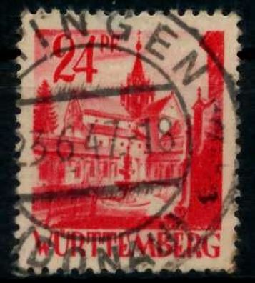 FZ Württemberg 1. Ausgabe Spezialisiert Nr 8vvI X7B78AE