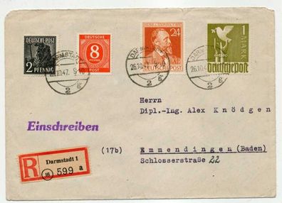 ALL. BES. GEM. AUSG Nr Diverse Einschreiben BRIEF X7C2682