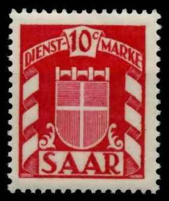 SAAR Dienstmarken Nr 33 postfrisch X7C78F6