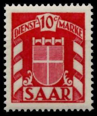 SAAR Dienstmarken Nr 33 postfrisch X7C78FE