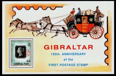 Gibraltar Block 15 postfrisch S00C046