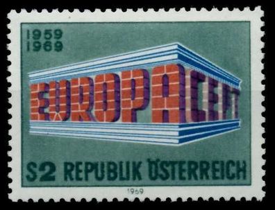 Österreich 1969 Nr 1291 postfrisch S58F762