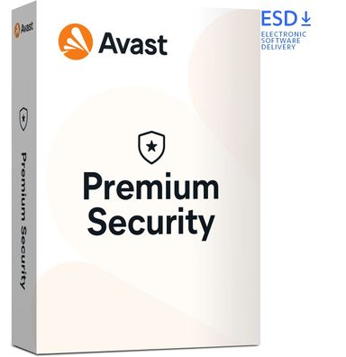 Avast Premium Security|10 Geräte|1 Jahr stets aktuell|kein ABO|Download|eMail|ESD