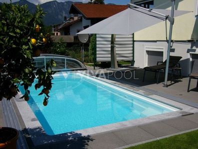 gfk Pool Sycylia 8,00x 3,75x1,50 Einbauschwimmbecken Winterschlussverkauf by Vivapool