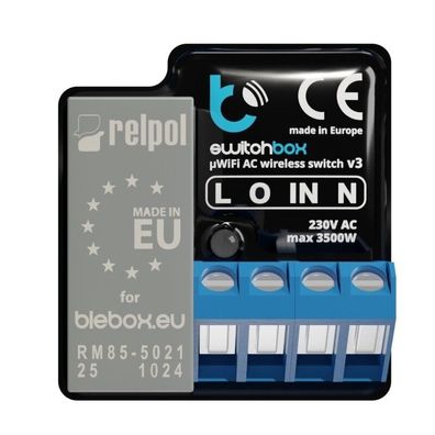 blebox switchBox V3 - Schaltaktor 230V 16A WLAN