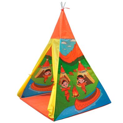 Tipi Zelt Spielzelt 100x100x135 cm - Indianer Wigwam