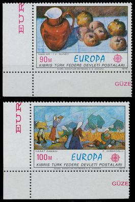 Türkisch-zypern 1975 Nr 23-24 postfrisch ECKE-ULI X55CC9A