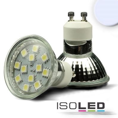 GU10 LED Strahler SMD12, 1,5 Watt, kaltweiß