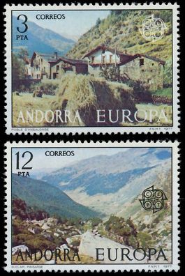 Andorra Spanische POST 1970-1979 Nr 107-108 postfrisch S1771EA