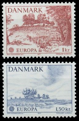 Dänemark 1977 Nr 639-640 postfrisch S17726A