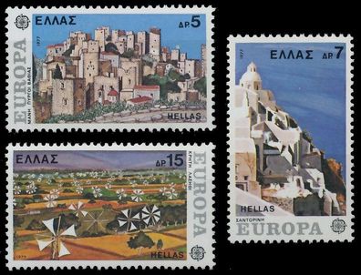 Griechenland 1977 Nr 1263-1265 postfrisch S17731E