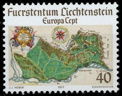 Liechtenstein 1977 Nr 667 postfrisch S17750A