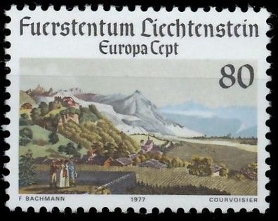 Liechtenstein 1977 Nr 668 postfrisch S17751E