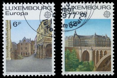 Luxemburg 1977 Nr 945-946 gestempelt X55D07A