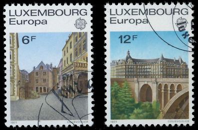 Luxemburg 1977 Nr 945-946 gestempelt X55D07E