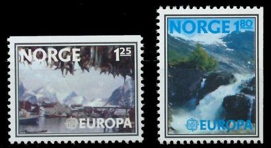 Norwegen 1977 Nr 742Do-743Dr postfrisch X55D16E