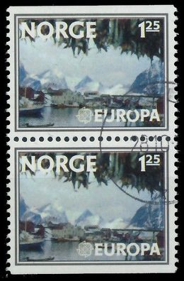 Norwegen 1977 Nr 742Do Du gestempelt SENKR PAAR X55D1A2