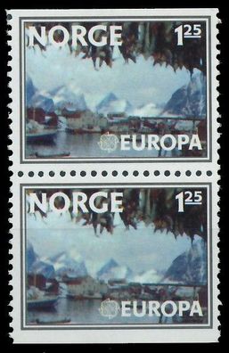 Norwegen 1977 Nr 742Do Du postfrisch SENKR PAAR S177686