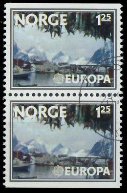 Norwegen 1977 Nr 742Do Du gestempelt SENKR PAAR X55D1A6