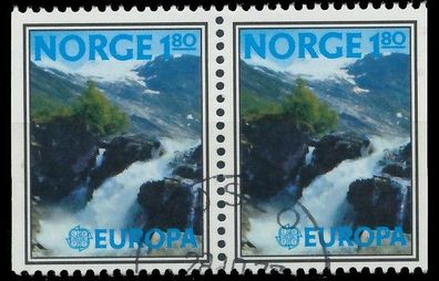 Norwegen 1977 Nr 743Dl Dr gestempelt WAAGR PAAR X55D1AE