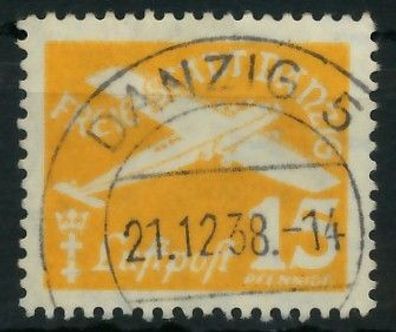 DANZIG 1935 Nr 252 zentrisch gestempelt gepr. X560616