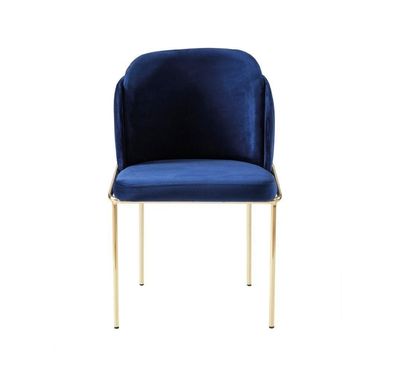 Sitz Stuhl Esszimmerstuhl Stühle 1 Sitzer Sessel Luxus Möbel Design Lehn Stoff