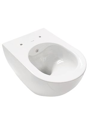 Creavit Design RimOff Hänge WC mit Taharet/ Bidet/ Dusch-WC Funktion Weiß