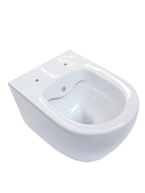 Aloni Spülrandloses Wand Hänge WC mit Taharet/ Bidet/ Dusch-WC Funktion Weiß
