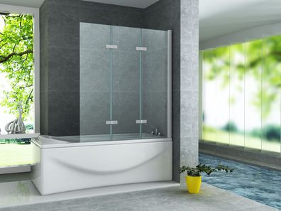 Badewannenaufsatz mit Seitenwand Duschabtrennung Badewanne Duschwand Ohne Bohren