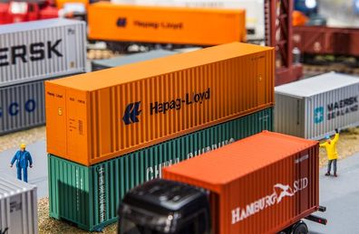 Faller 180841 40' Hi-Cube Container Hapag Lloyd Epoche V