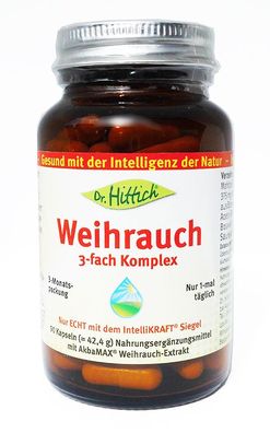 Dr. Hittich Weihrauch 3-fach Komplex, 1/2/4x 90 Kaps., Boswellia-Säure (AKBA)