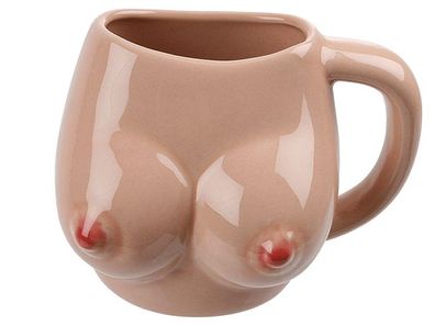 Keramik Kaffeetasse Busen Form Kaffeebecher