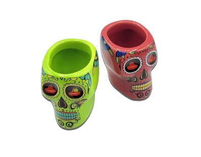 Sierra Tequila Shot Gläser 2er Set Shotglas Nur Rotfarbig