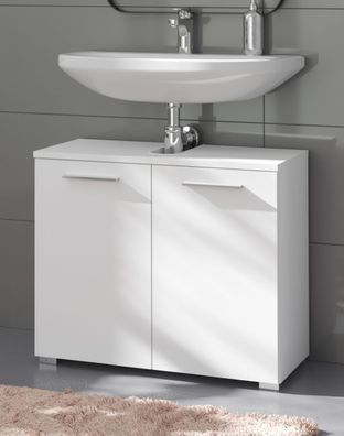 Waschbeckenunterschrank weiß Bad Waschtisch Unterschrank Roca 65 x 55 cm