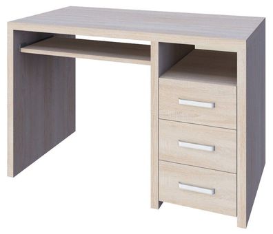 Schreibtisch Kerowagi 14, Farbe: Sonoma Eiche - Abmessungen: 77 x 120 x 60 cm (H