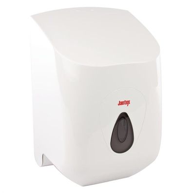 Jantex Papierhandtuchspender für Innenabrollung groß | weiß | Kunststoff