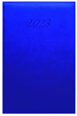 Quo Vadis Daily 24 Brand Lavendelblau 2023: Die Terminkalender : Schreibtischformate