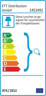 Einbaurahmen McShine ''LED-39'' rund, Ø90mm, Glas, mit LED-Beleuchtung