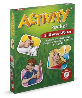 Piatnik - Activity Pocket Kartenspiel Gesellschaftsspiel Reisespiel 4-16 Spieler
