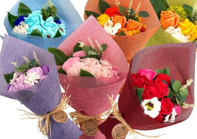 Soap No. 054 Badeset Blumenstrauß mit Seifenblüten von Raphael Rosalee Cosmetics