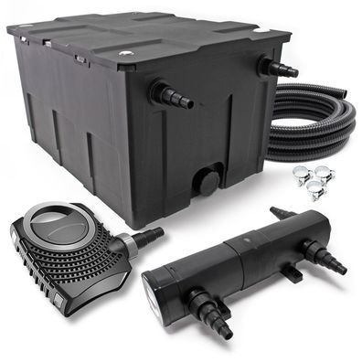 SunSun CBF-550 CUV-236 36W SET NEO12000 Pumpe Schlauch Teichfilterset