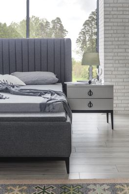 Design Konsole 2x Nachttisch Beistell Tische Schlafzimmer Holz Konsolen Neu