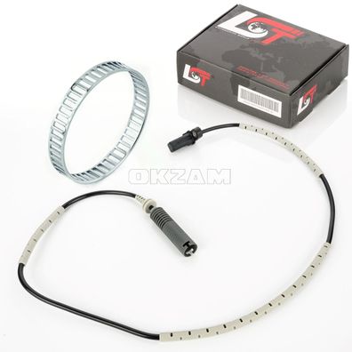 ABS-Sensor und ABS-Ring Set Hinterachse 48 Löcher für BMW E81 E87 E88 E82 E90