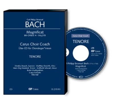 C. P. E. Bach: Magnificat. Carus Choir Coach CD