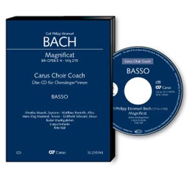 C. P. E. Bach: Magnificat. Carus Choir Coach CD