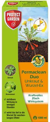 SBM Protect Garden Permaclean Duo Unkraut & Wurzel-Ex, 1000 ml