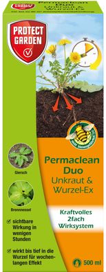 SBM Protect Garden Permaclean Duo Unkraut & Wurzel-Ex, 500 ml