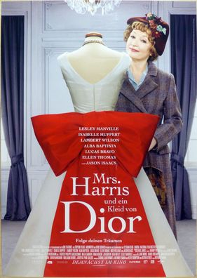 Mrs. Harris und ein Kleid von Dior - Original Kinoplakat A0 -L. Manville - Filmposter